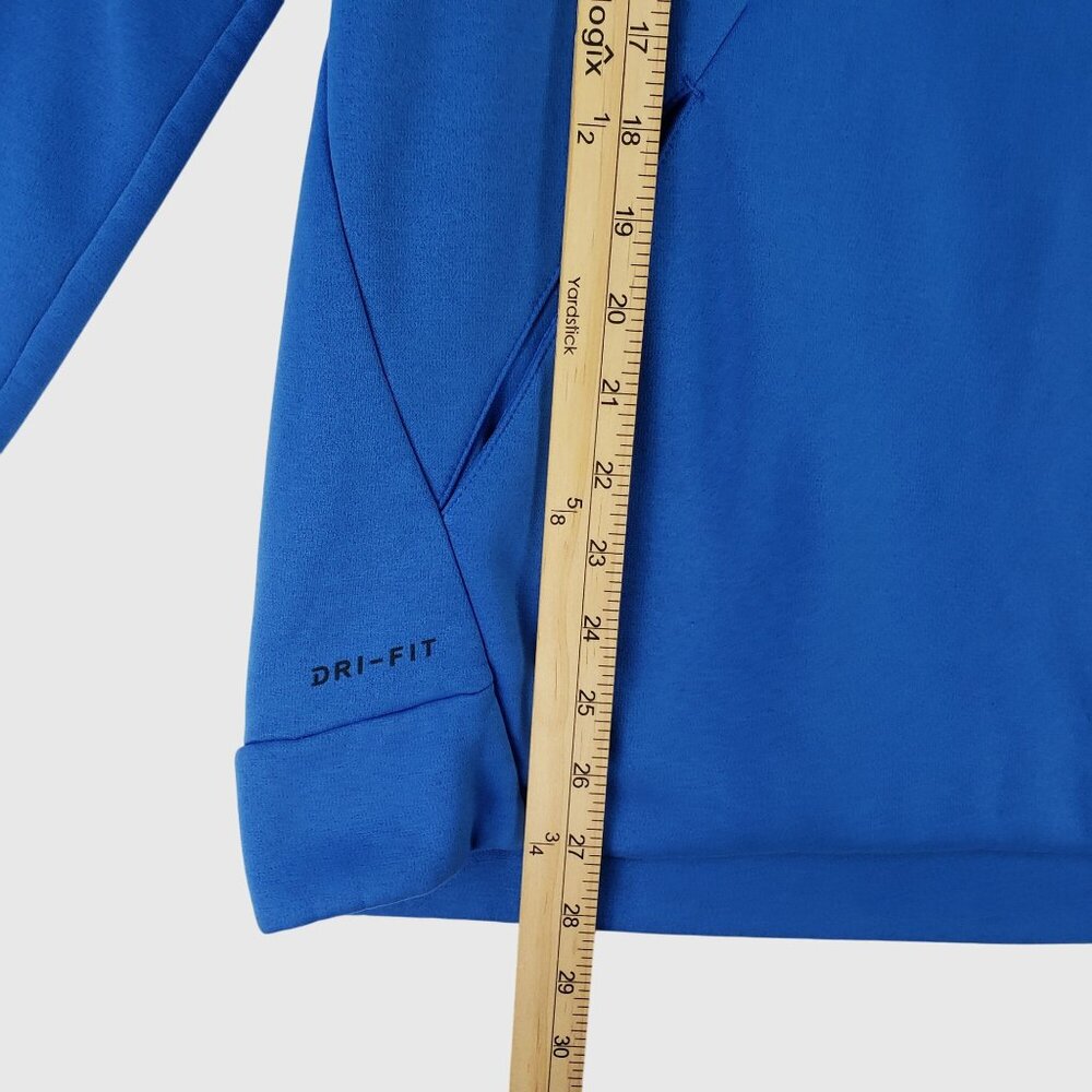 Nike Men's Pullover Blue Hoodie Size S Therma Fit - Picture 5 of 8